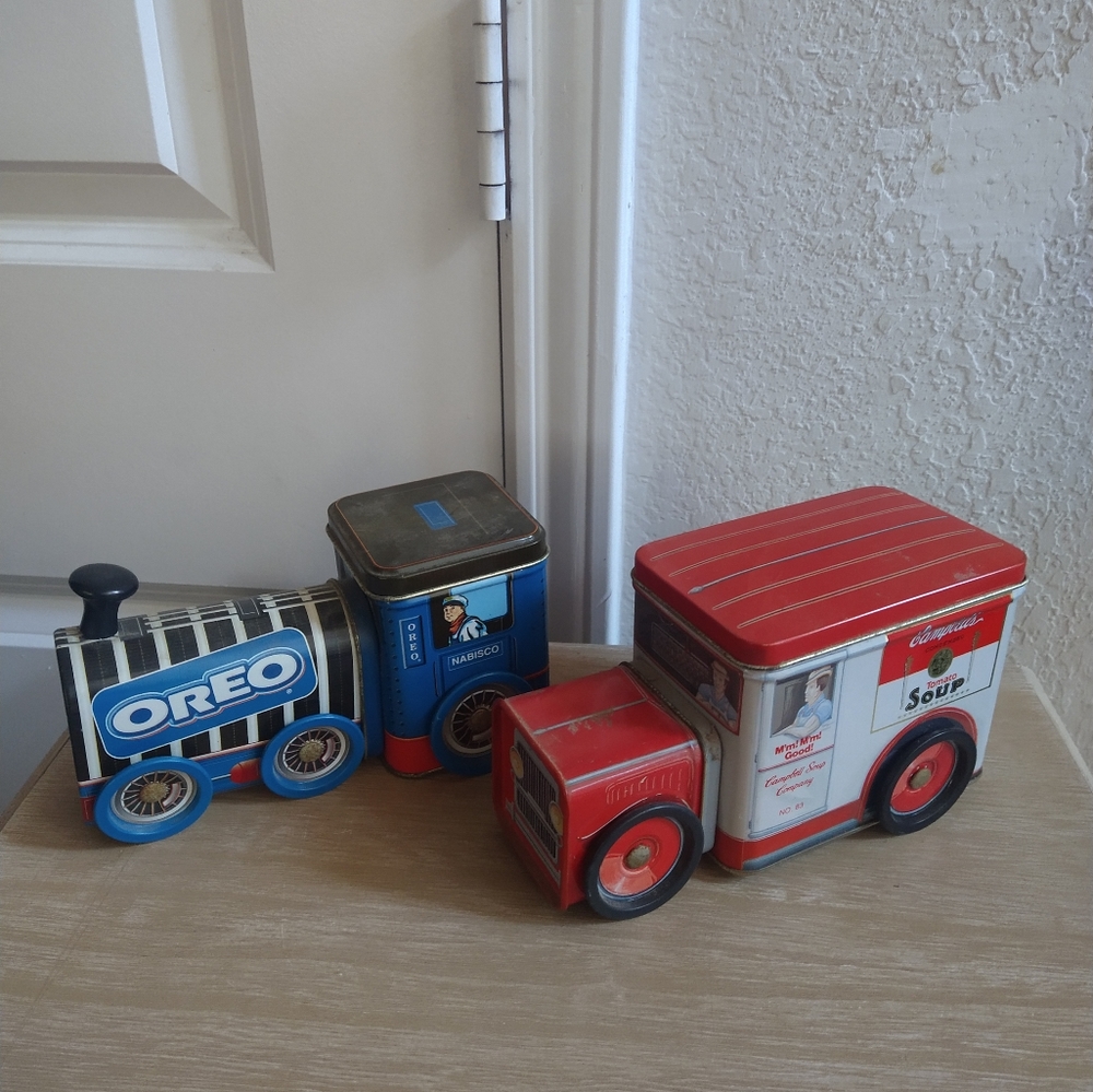 Vintage 1997 Collectible Tins